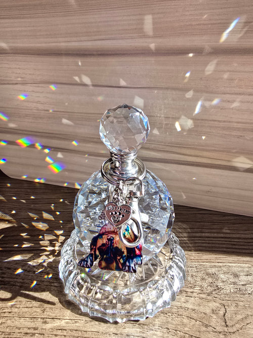 Crystal Suncatcher Urn (Best friend pup low base)